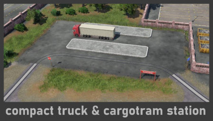 Small & Compact Truck and Cargotram Station