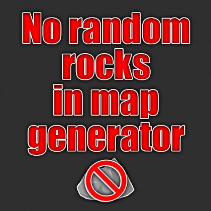 No random rocks in map-generator