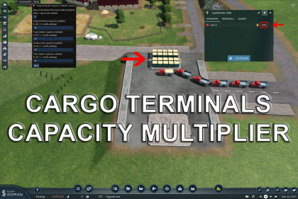 Cargo terminals capacity multiplier
