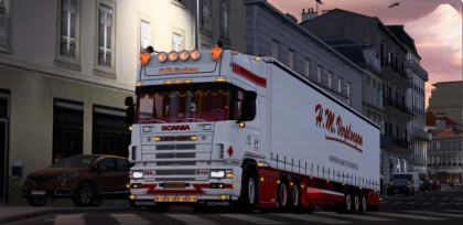 Scania H.m Verploegen + Pacton trailer