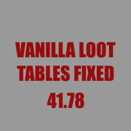 Loot Tables Fixed