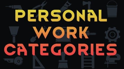 Personal Work Categories