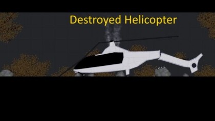 BRP Destroyed Helicopter