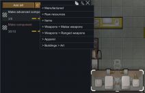 Categorized Crafting Bills 0