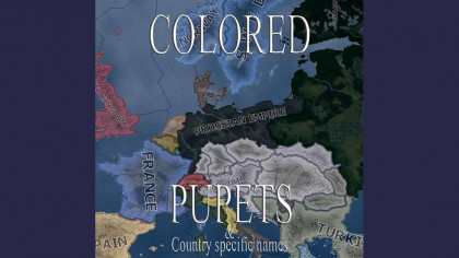 Colored Puppets & Country specific names