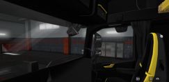 Volvo FH 2012 Black - Yellow With Red Button Lights 0