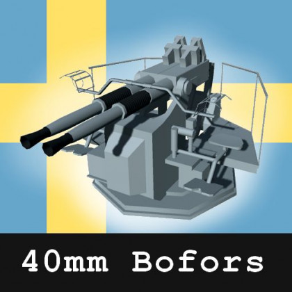 40mm Bofors AA Turret