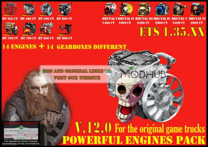 Pack Powerful engines + gearboxes
