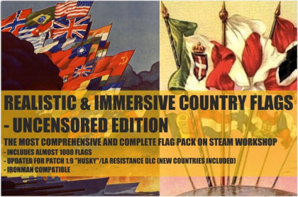 Realistic & Immersive Country Flags - Uncensored Edition