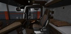 Mercedes Actros MP4 LUX Wood Interior 1
