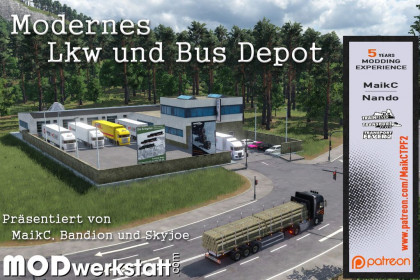 Modern Truck / Bus Depot