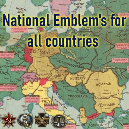 National emblem's for all countries
