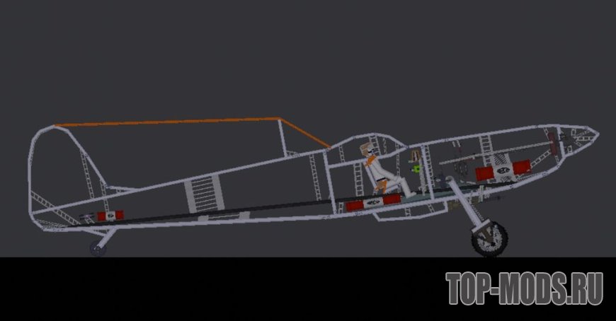 Самолёт в пипл плейграунд. Самолет Мелон плейграунд. Мелон плейграунд мод на самолет.