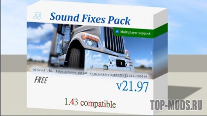 sound fixes pack photo mods list