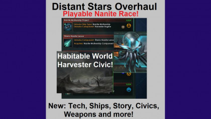 Playable Harvester Nanites & Distant Stars Overhaul