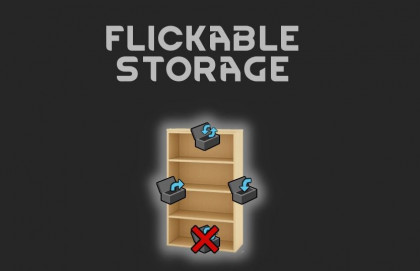 Flickable Storage