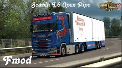 Scania L6 Open Pipe для Scania S&R 2016 1