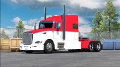 Paintable Two Tone Skin For Peterbilt 386 0