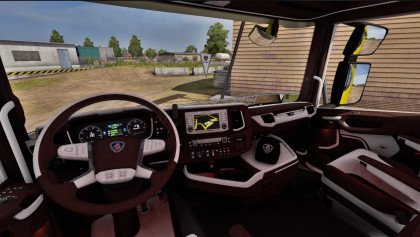 Scania Next Gen Brown - White Interior