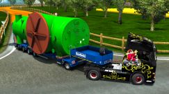 Santa Claus Riding Chopper Motorcycle для Volvo FH 2012 1