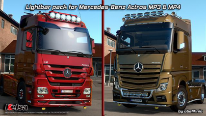 Kelsa Lightbars для Mercedes Actros MP3 & MP4