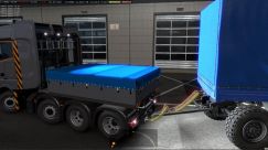 Mercedes Actros 2014 Heavy Chassi 8x4 + прицепы 1