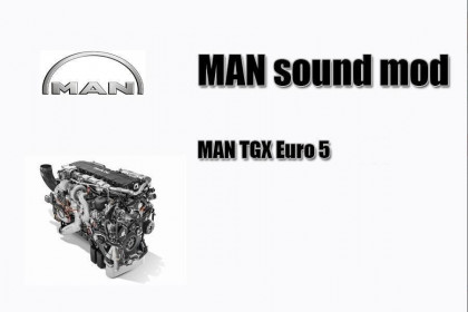 MAN TGX E5 V8 Sound