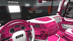Тюнинг + скин "Pink" для DAF XF Euro 6 2