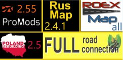 ProMods + RusMap + Poland Rebuilding Reworked Road Connection 1