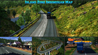 Island Zone Indonesian Map