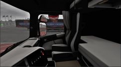Scania R Black-White Interior 0