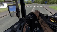 Animated hands on the steering wheel for all trucks 2