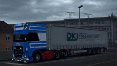 W.de Zeeuw + DKJ Transport для DAF XF Euro6 и собственных прицепов 1