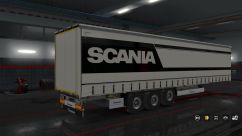Black and White Scania для Scania Streamline и своего прицепа Krone 5