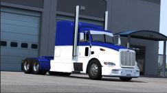 Paintable Two Tone Skin For Peterbilt 386 1