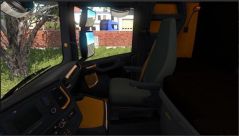 Black Orange Interior For Scania 2016 NG 0
