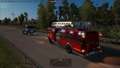 Пожарные машины Blaze из игры Saints Row 3 в трафик 1