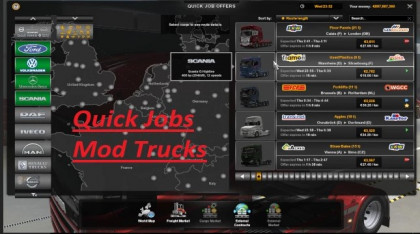 Quick Jobs with Modded Trucks