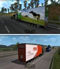 Krone Doubledeck Trailer in traffic 2