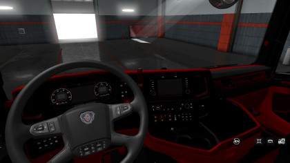 Scania NG 2016 Red&Black Interior