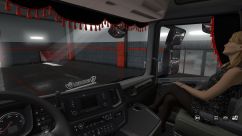 Animated side curtains for Scania S & R NG 2016 2