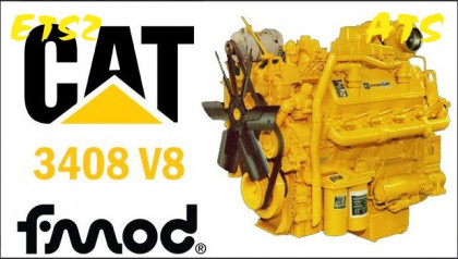 CAT 3408 V8 Engines Sounds