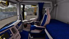 Scania Next Gen Lux Interior White Blue 0