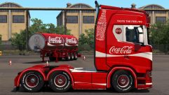 Coca Cola для своего прицепа и Scania S 2016 NG 2