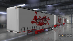 Прицеп Tautliner Coca Cola в собственность 4