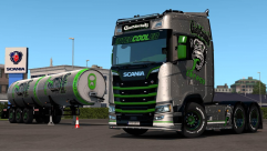 Gas monkey energy для своего прицепа и Scania S 2016 2