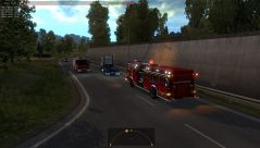 Пожарные машины Blaze из игры Saints Row 3 в трафик 3