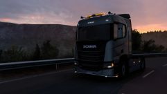 Желтые передние габаритные огни для Scania 2016 2