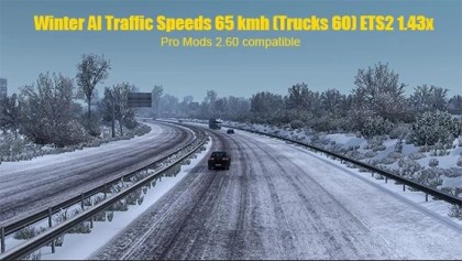 Winter AI Traffic Speeds 65 kmh