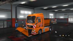 Снегоочистители для Volvo FH16 2009 и MAN TGX 1